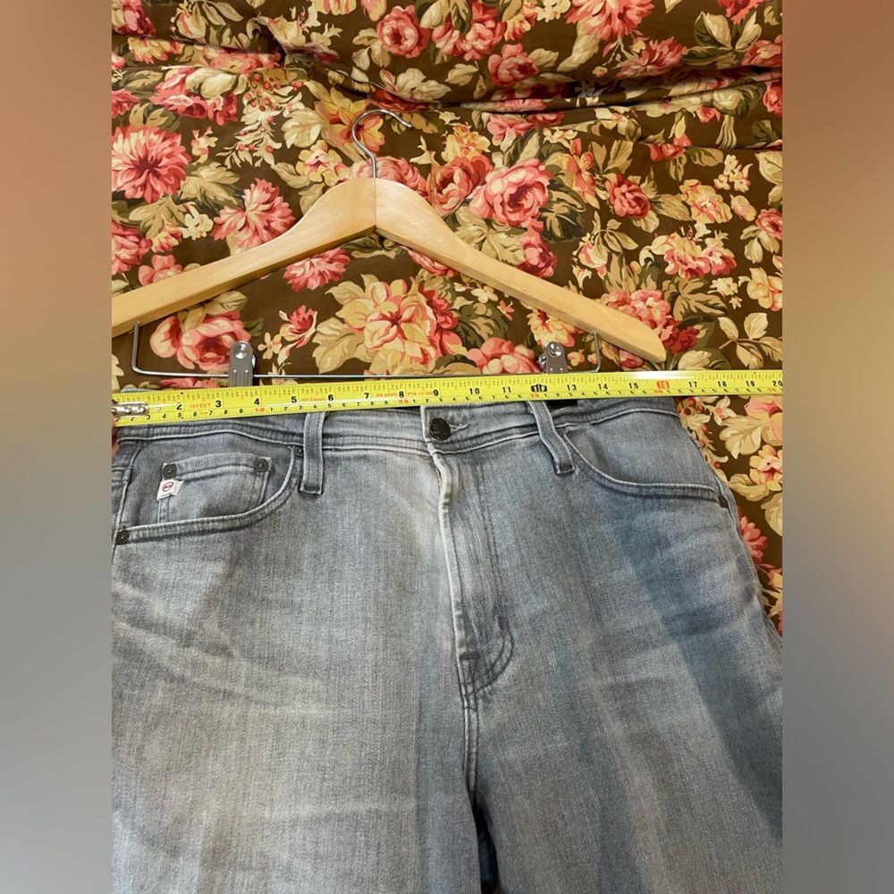 Adriano Goldschmied Everett Slim Straight Mens Gray Premium Denim Jeans 33/33‎ - Picture 6 of 10